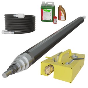 Rachetă de subtraversare MAX K75KS - foreză pneumatică profesională 75 mm scurtă
